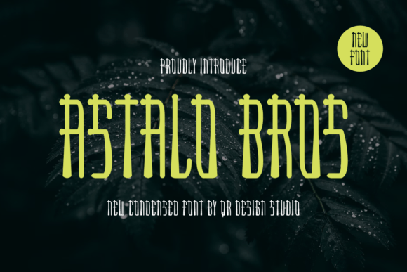 Astalo Bros: A Bold Blackletter Font for Modern Brands