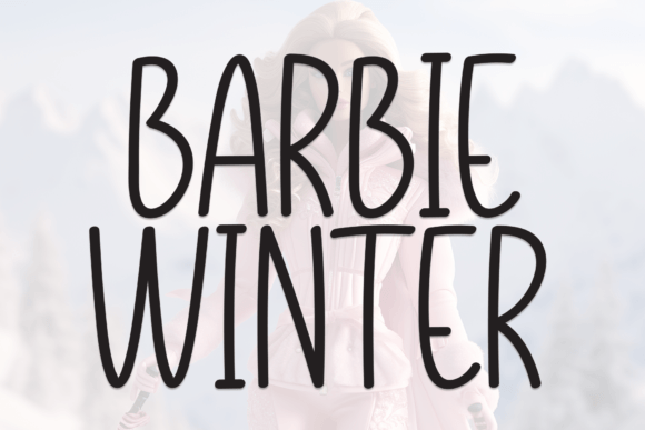 Barbie Winter: A Playful Script Font for Editorial Design