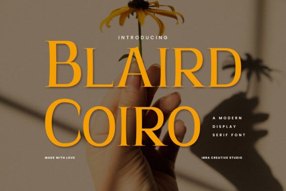 Blaird Coiro: A Modern Serif Font for Makers