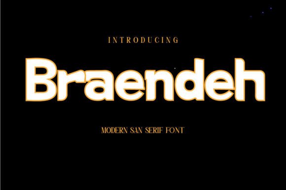 Braendeh Font: Elevate Your Brand Identity
