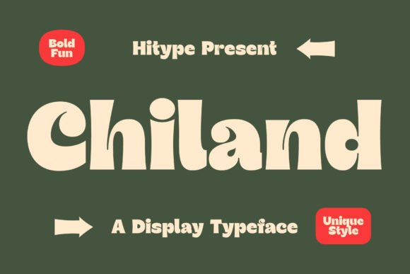 Chiland: A Bold Display Font for Digital Branding