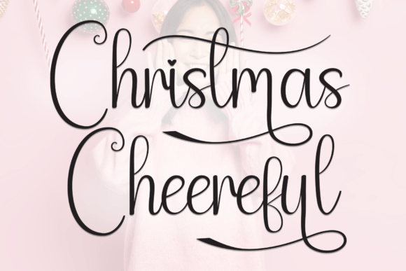 Christmas Cheereful Font for Digital Branding