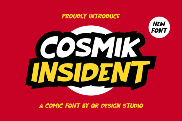 Cosmik Insident: A Bold Brush Typeface for Modern Branding