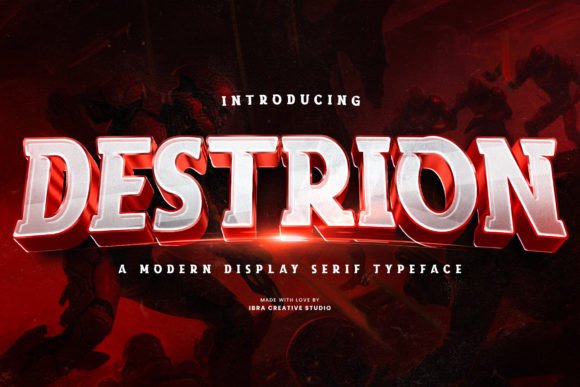 Destrion: The Elegant Serif Font for Crafters