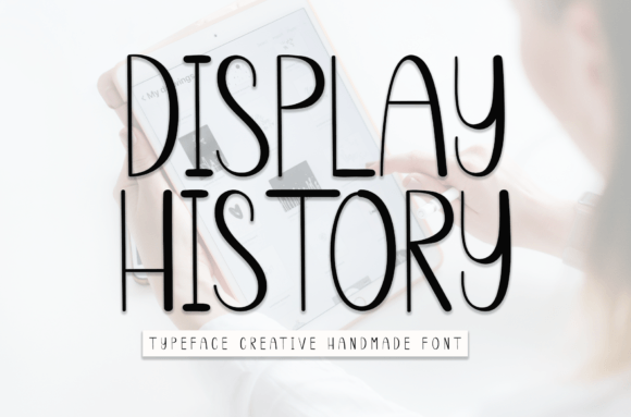 Display History Font for Creative Branding