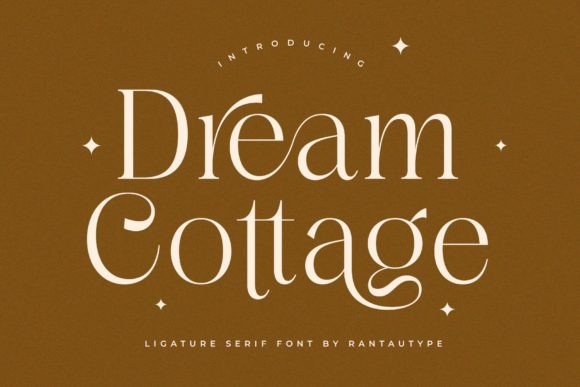 Dream Cottage Font for Elegant Campaign Design