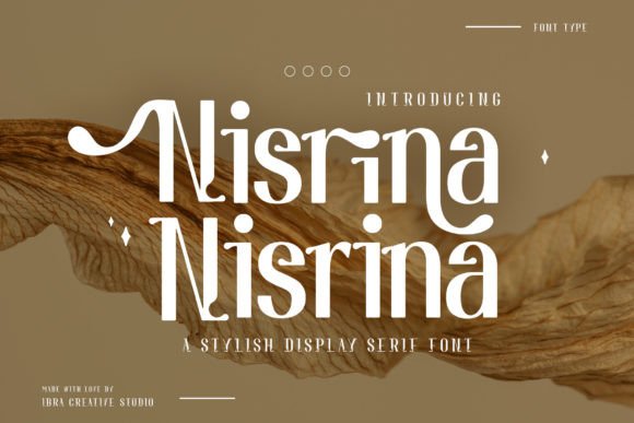 Elevate Your Brand with Nisrina Display Font
