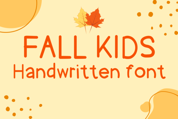 Fall Kids Font for Modern Web Design