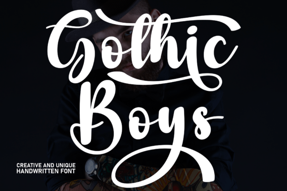 Gothic Boys: A Sweet Handwritten Font for Makers