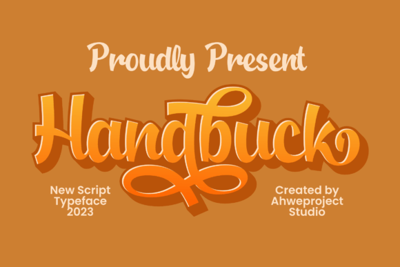 Handbuck Script Font for Crafters