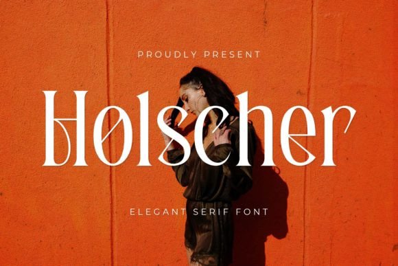 Holscher: A Modern Serif Typeface for Editorial Design