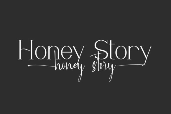 Honey Story Font for Elegant Craft Designs