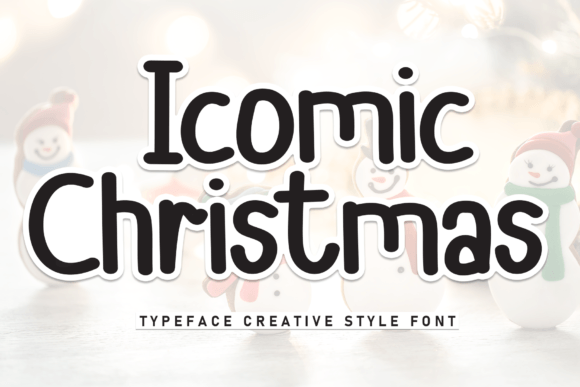 Icomic Christmas Font for Friendly Branding