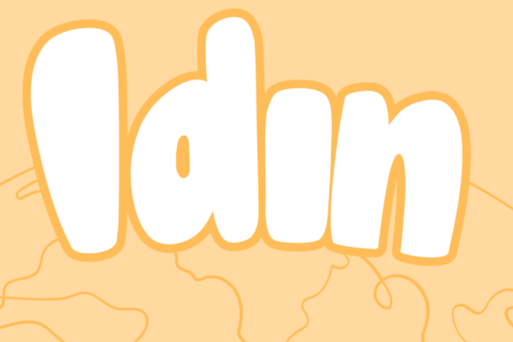 Idin: The Chubby Typeface for Kid-Friendly Campaigns