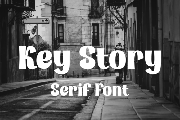 Key Story: Elegant Serif Typeface for Editorial Design