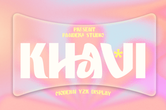 Khavi: A Y2K Sans Serif Display Font for Modern Editors
