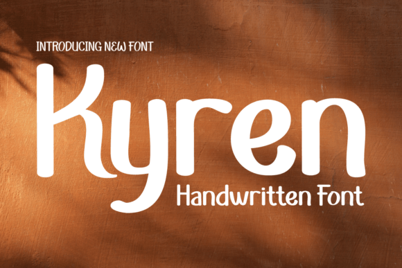 Kyren Font: The Handwriting Typeface for Crafters