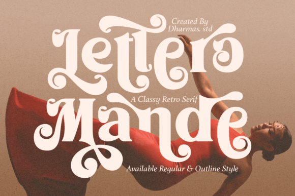Lettero Mande: A Vintage Typeface for Branding