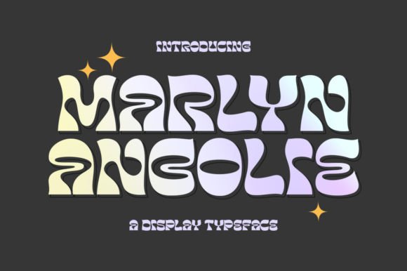 Marlyn Angolie: The Retro Display Typeface for Bold Branding