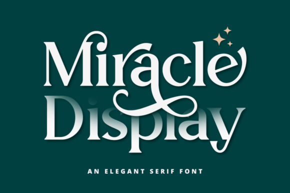 Miracle Display Font for Modern Marketing