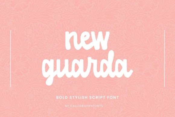 New Guarda Font: A Bold Script for Modern Design