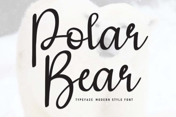 Polar Bear Typeface for Friendly Branding