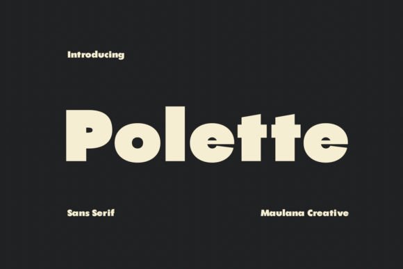 Polette Font Review for Bold Campaign Design
