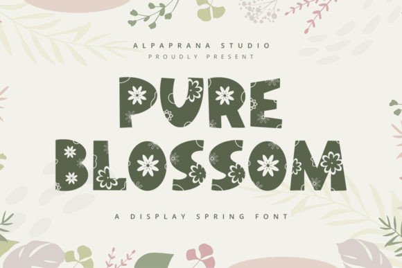 Pure Blossom Font for Modern Web Design