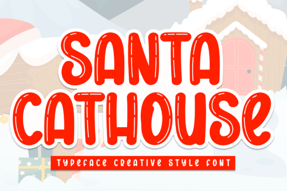 Santa Cathouse Font Review for Campaign Design