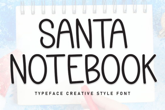 Santa Notebook: A Friendly Script Font for Branding