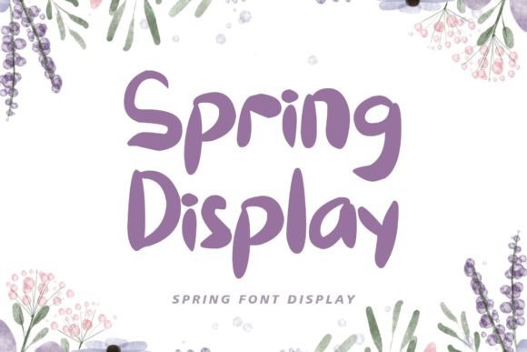Spring Display: The Elegant Script Font for Modern Brands