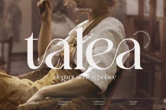 Talea Serif Font for Elegant Handmade Branding