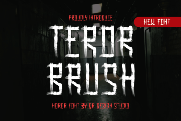 Teror Brush Typeface for Magical Campaign Designs