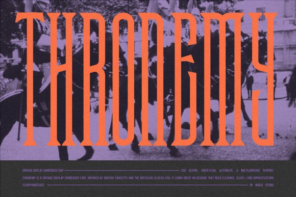 Thronemy Typeface Review for Elegant Branding
