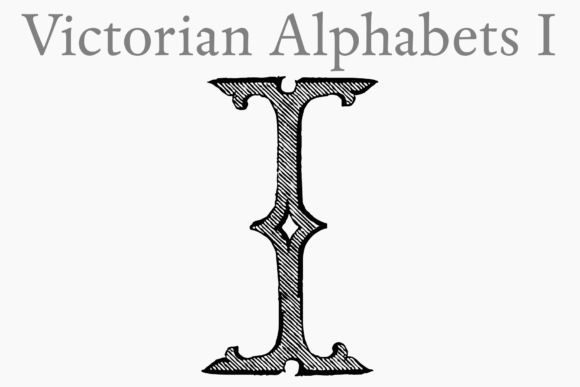 Victorian Alphabets Pack: Elegant Display Fonts for Crafters