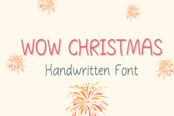 Wow Christmas Font for Festive Web Design